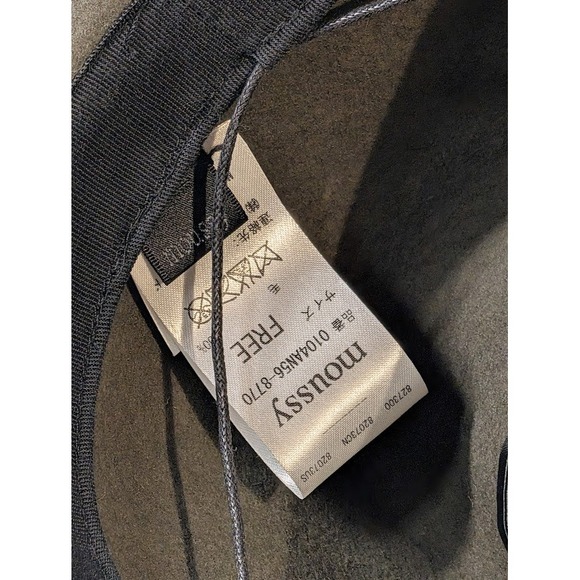 The Original Moussy Hats Olive Green Wide Brim Fedora Style Hat - Picture 8 of 8